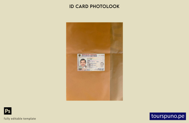 listo para imprimir plantilla frontal de aspecto fotográfico de versión de tar 1